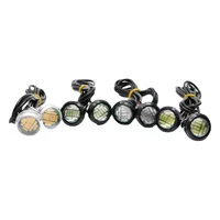 Автомобиль 23 мм Eagle Eye Light 4014 12SMD белый желтый двухцветный Eagle Eye свет указатель поворота задний свет дневные ходовые огни