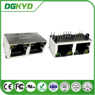 RJ45��ʽ�ӿ� �A�1X2�W�� 8P8C�������� DGKYD561288AB1A1DY1