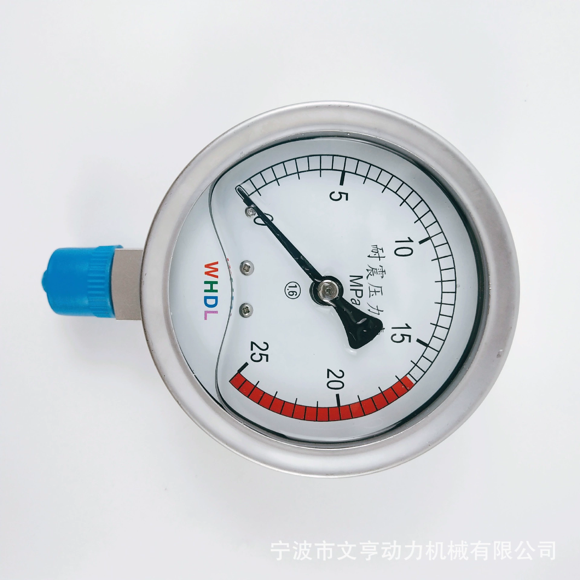 YN100 Матовая оболочка радиальный Новый маслонаполненный сейсмический манометр 1,6 класса Вэнь Хэн силовой завод розетка