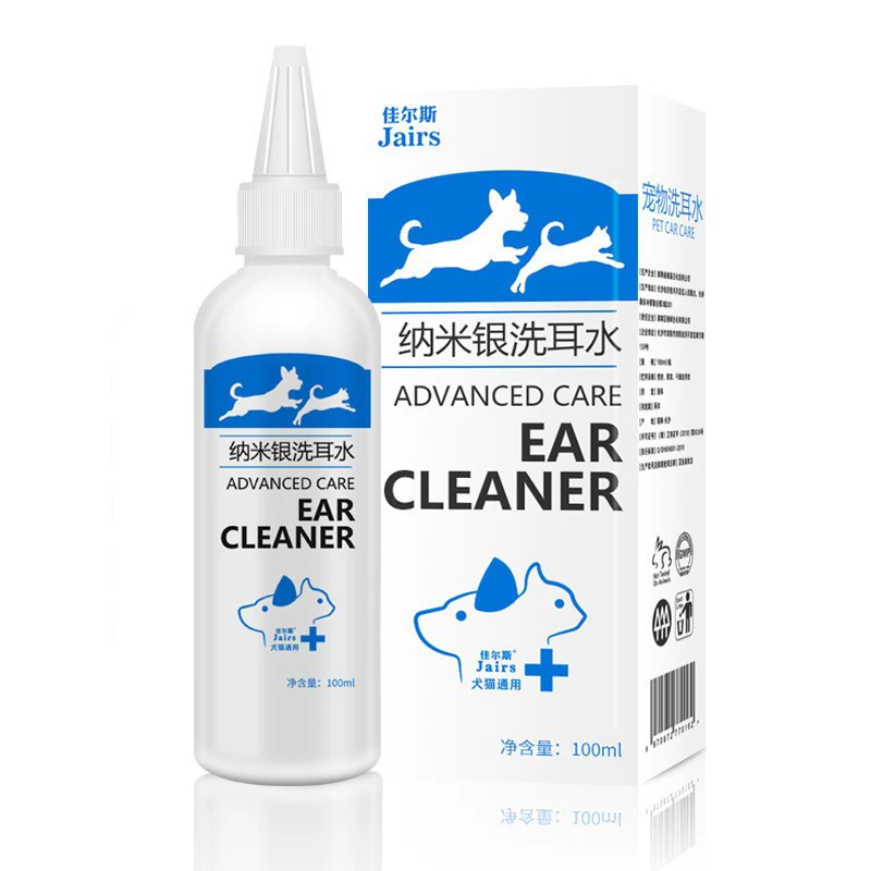 Jals Pet Ear Mite Ear Drops Жидкость для чистки ушей Средства для чистки ушей собаки Средства для чистки ушей Плесень для чистки ушей Жидкость для чистки кошачьих ушей Вода