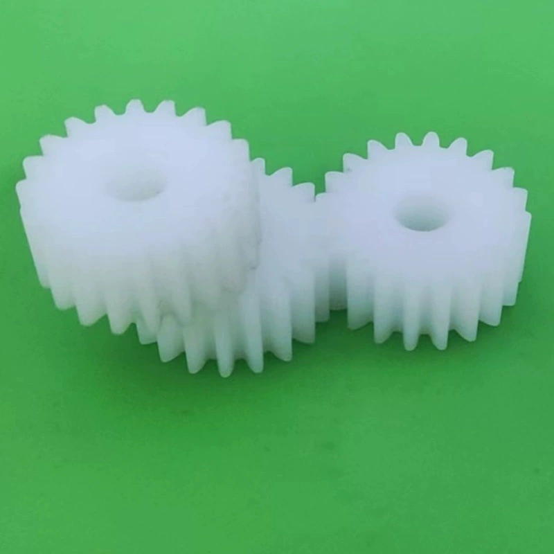 Партия дозирования, изготовленная на заказ форма 1, 10 зубьев, 100 зубьев, износостойкая и устойчивая к высоким температурам нейлоновая гоночная плоская прямозубая шестерня из помпона.