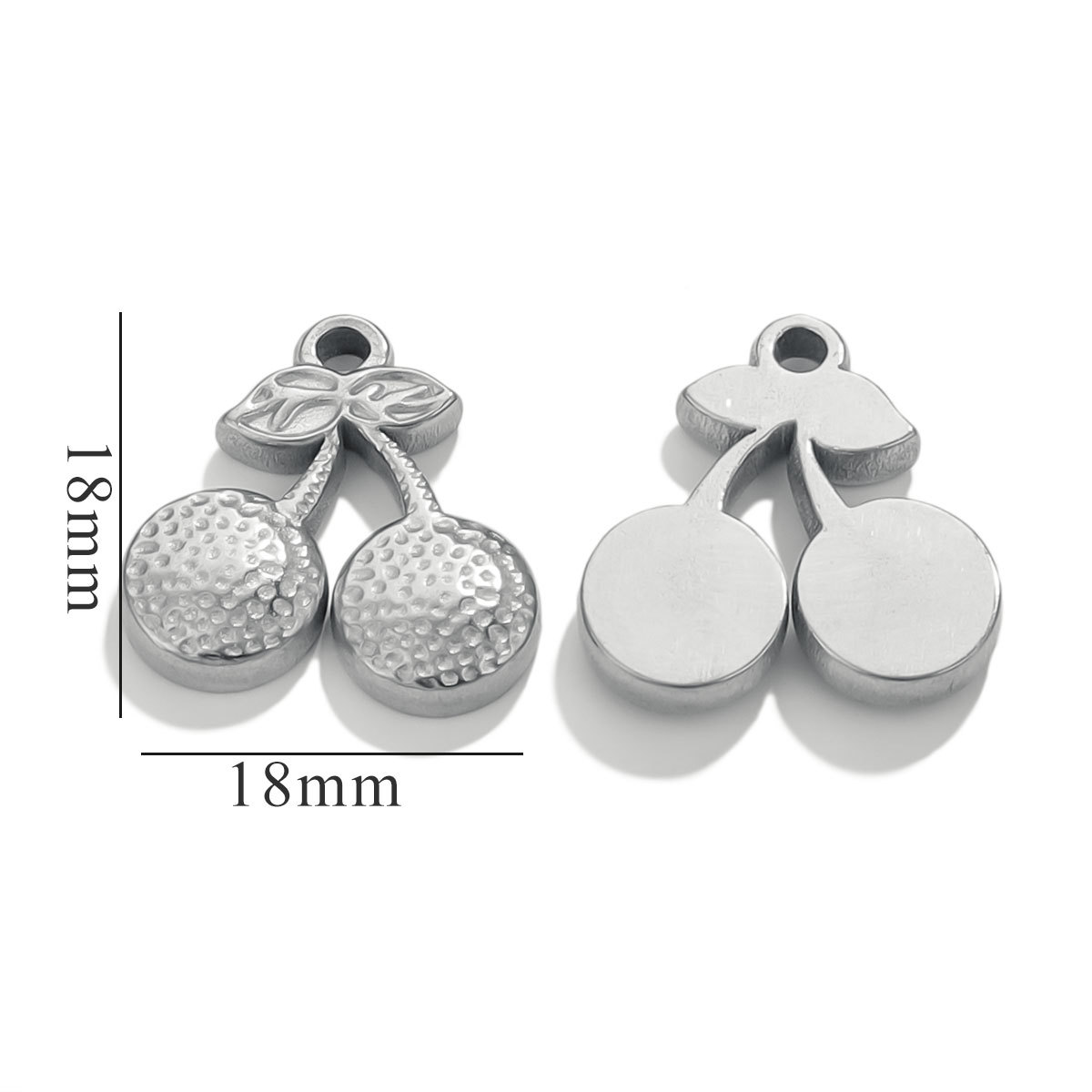 DIY hecha a mano pendientes collar colgante estereoscópico temperamento goteo de aceite cereza moda colgante material accesorios