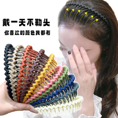 女性用ヘアバンド、洗顔専用ヘッドバンド、2025年新作歯付き小枝毛整理品、ヘアバンド、ヘアピン、ヘッドバンド