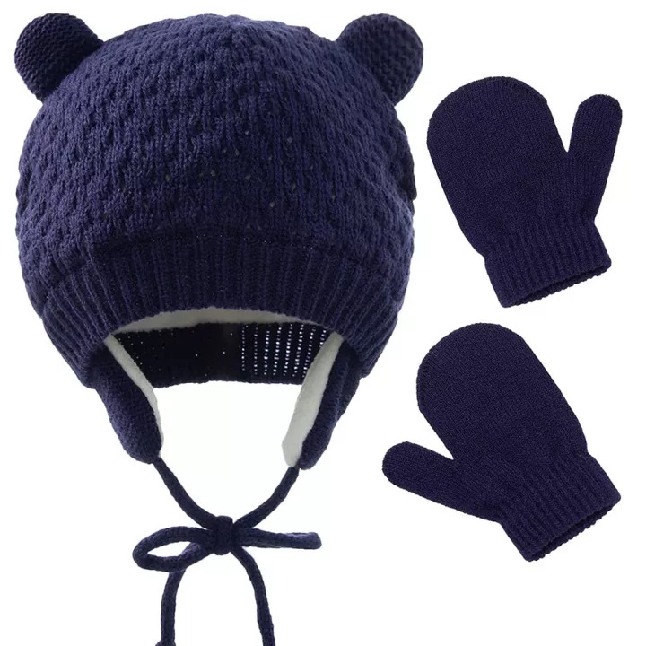 Kinder Einfacher Stil Einfarbig Beanie-mütze display picture 4