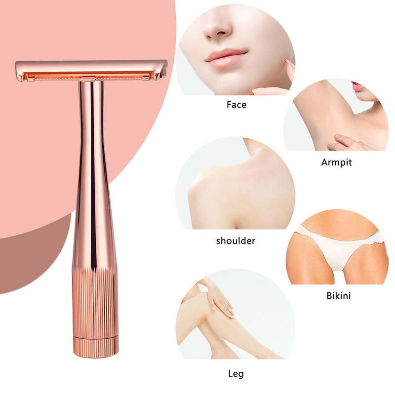 Amazon High-end Women's Anti-scratch Shaving Knife Razor Shaving Knife Replacement Blade Shaving Knife Feather Blade