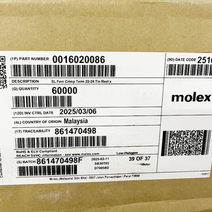 molexĪ��16020086ԭ�b��Ʒ�M���B������a���Ӷ���ĸ���ӬF؛