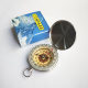 Production and wholesale flip outdoor compass enhanced luminous multifunctional compass high-grade pocket watch silver