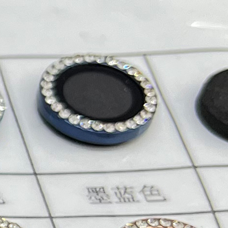 Película Protectora de Lente con Diamantes de Imitación para iPhone 16e, Diseño de Ojo de Águila con Diamantes, Adhesivo Protector con Incrustaciones de Diamantes para Cámara de Apple 17 Promax