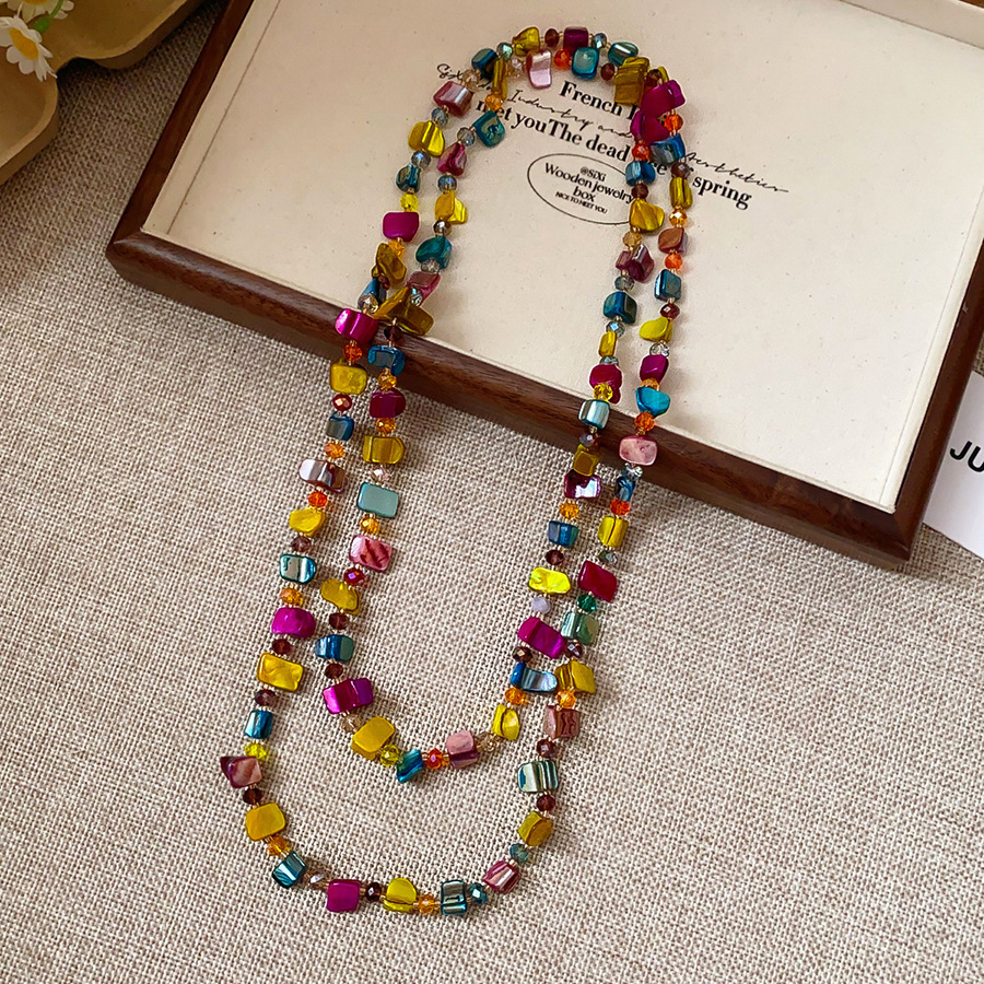 2#목걸이-노란색--파란색-보라색