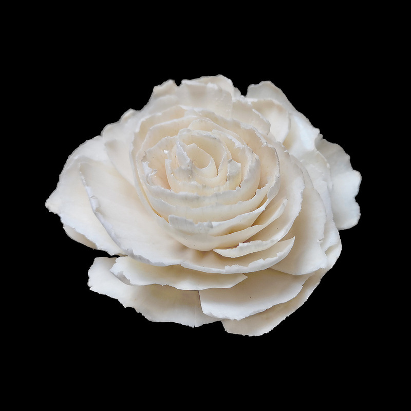 Ready-Made Wholesale | 6cm Handmade Camellia Rose Flower Pattern Flower Decoration New Decoration Wholesale