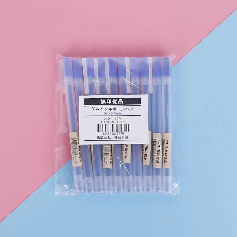 Estilo antiguo pull cover pluma de gel estilo no impreso buen producto pluma de tinta de gel color 10 color estudiante papelería pluma examen pluma de agua