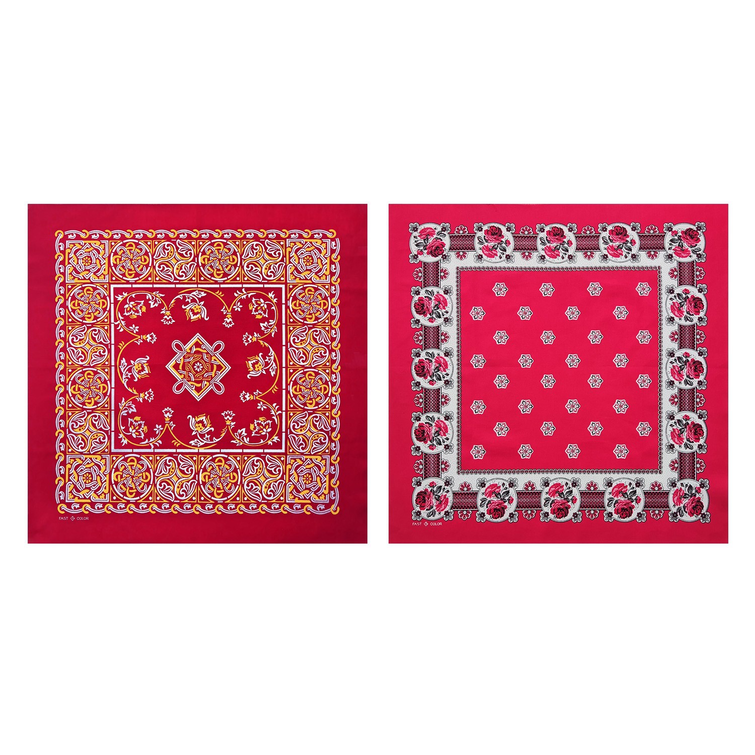 New pure cotton printed square scarf, hip-hop street dance headscarf, multifunctional face towel for outdoor cycling, versatile decorative neck scarf