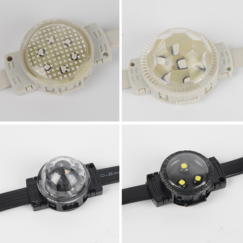 LED project light point source pixel light colorful external control outdoor waterproof running light building facade lighting building screen