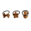 Cute universal hair rope, bow tie, flowered, simple and elegant design, with little bears