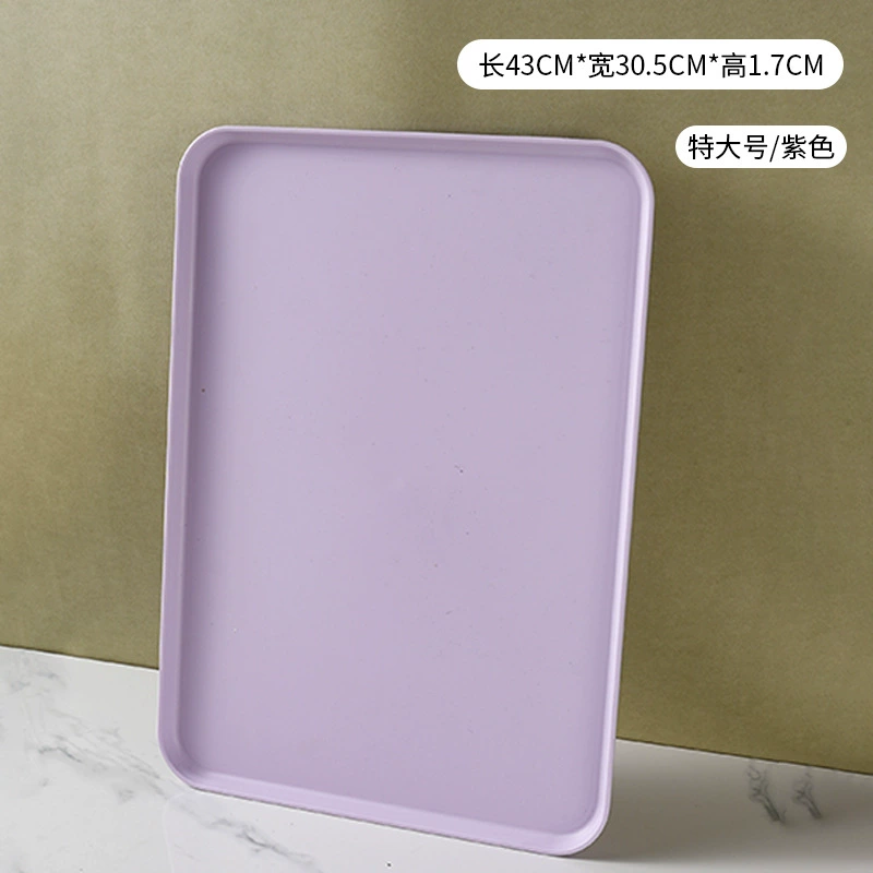 Nordic INS wheat straw trap household color plates commercial barbecue bakery dish large plastic tea plate