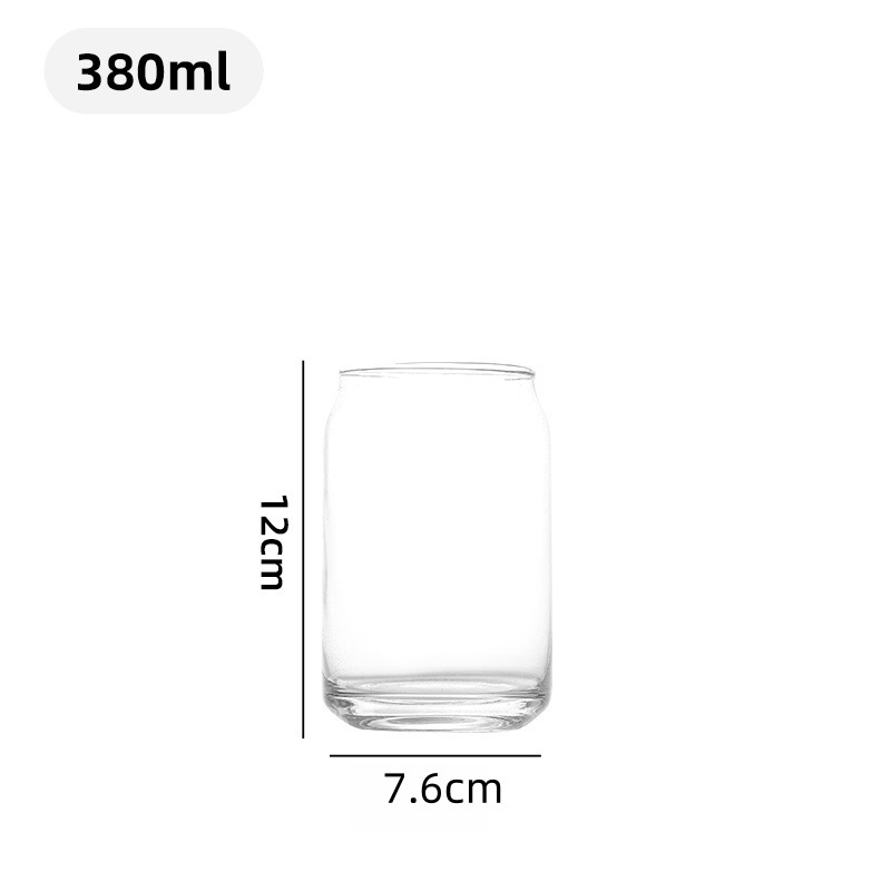 Taza de paja de cristal de alta calidad de cristal resistente al calor con cubierta de madera de bambú, taza de té de leche y café