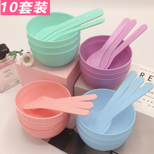 10 suit beauty salon special mask Bowl suit DIY mask tool mask soft bowl mask stick mask stick