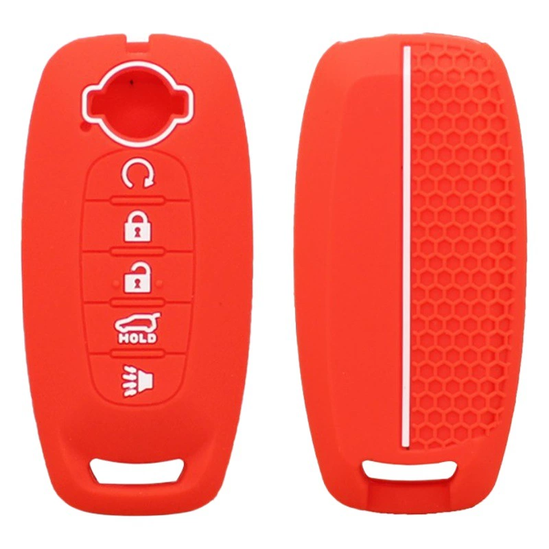 Подходит для 2023 нового Nissan Teana чехол для ключей Nissan Xuanyi Blue Bird Airui автомобильный силиконовый чехол для ключей