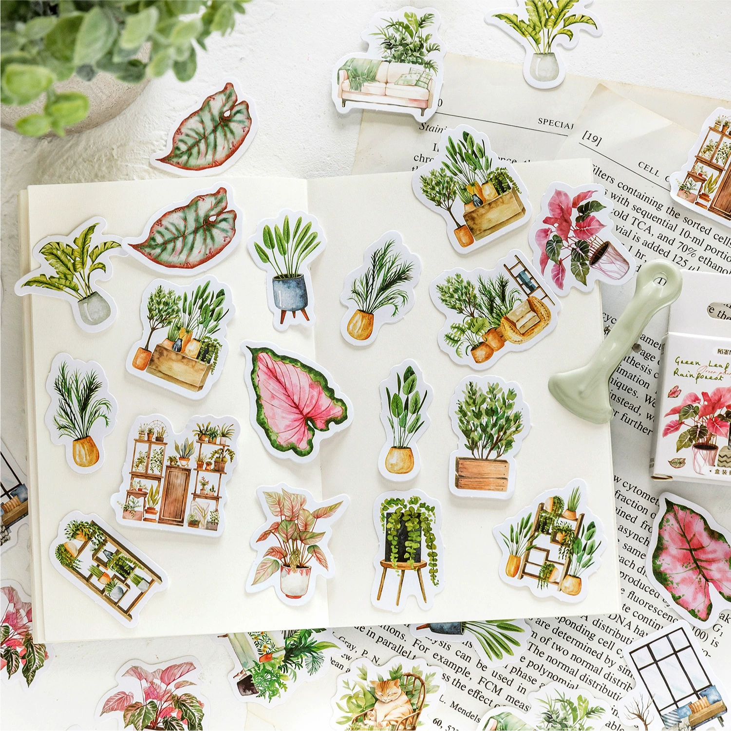 Ними в штучной упаковке наклейки для девочек-цветочных вещей