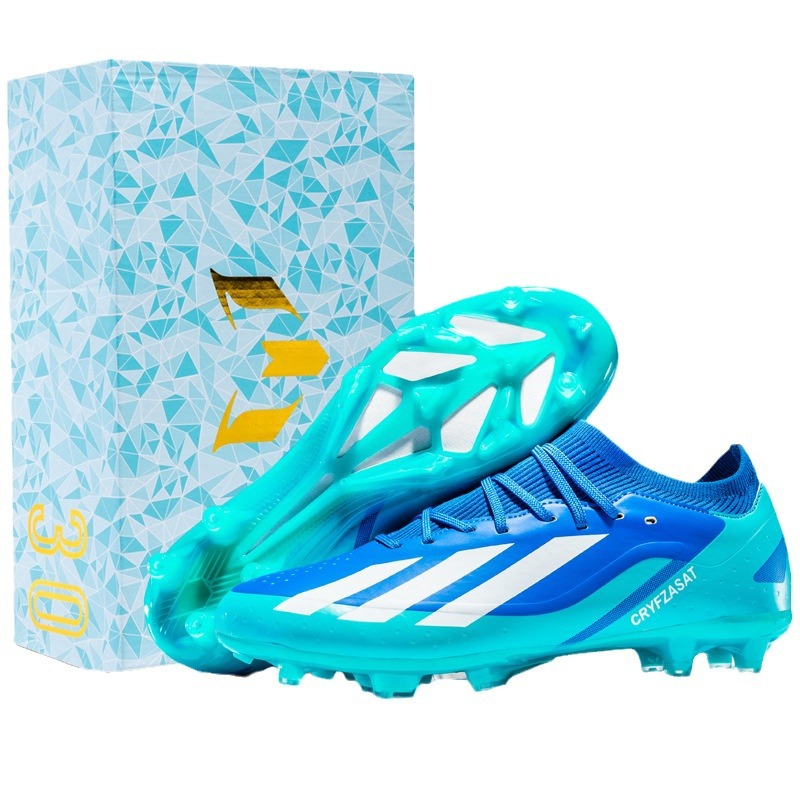 Zapatos de fútbol transfronterizos, clavos rotos para hombre, hierba humana AG, clavos largos, zapatos de entrenamiento TF para adultos, zapatos cortos para niños y estudiantes, zapatos Jinjiang al por mayor