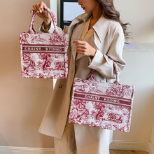 时尚质感潮搭大容量单肩妈妈包休闲通勤包红色新娘包婚礼用结婚包