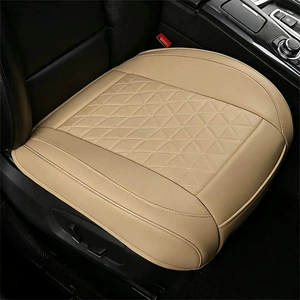 Car seat cushion for all seasons, full-coverage car seat pad, wear-resistant and ventilated car seat cover, leather car seat cushion