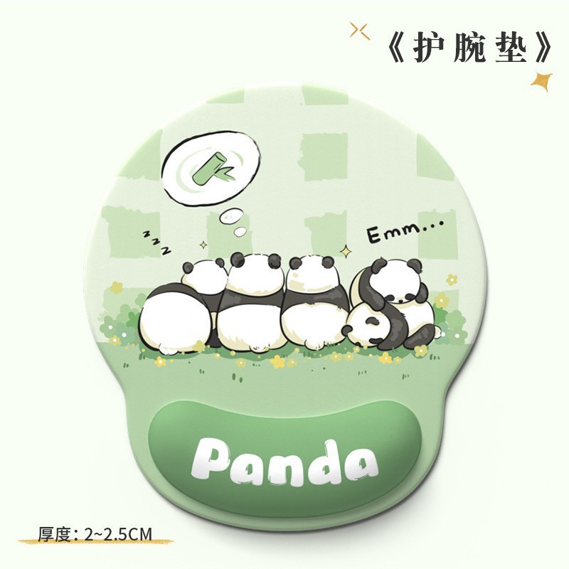 Cute y feliz pescar protector de muñeca almohadilla de ratón protector de muñeca teclado de mano almohadilla de teclado de oficina almohadilla de ratón para niñas