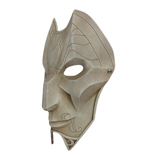 New League of Legends drama Master embers mask assassin shooter resin face mask game facial makeup art tattoo decoration hanging