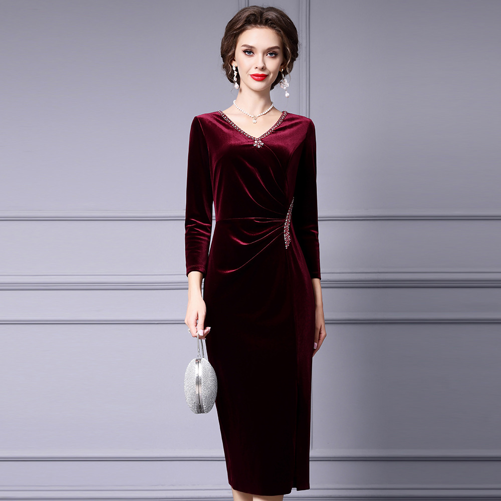 Long autumn dress