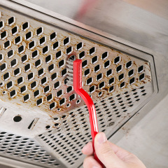 Gas stove cleaning brush kitchen range hood cleaning brush household kitchen corner decontamination cleaning set wire brush