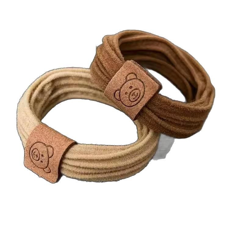 Bear Headband Rubber Band Simple High Elastic Headband Hair Durable Towel Ring Seamless Hair Rope Hair Accessories