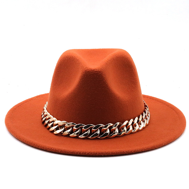 Wholesale Accessories Woolen Big Brim Fashion Jazz Top Hats Nihaojewelry display picture 2