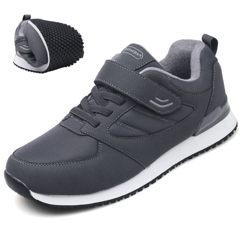 Zapatos de hombre nuevos zapatos de pareja velcro zapatos deportivos con suela suave zapatos casuales cómodos diarios zapatos individuales