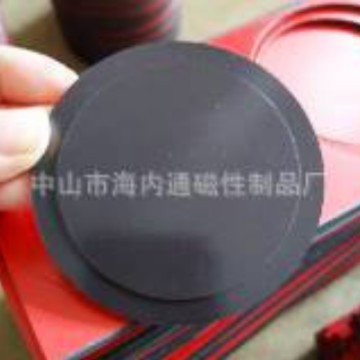 橡胶磁背PVC冲切*1.0磁性圆环磁铁性能好 橡胶磁 冰箱贴 磁条