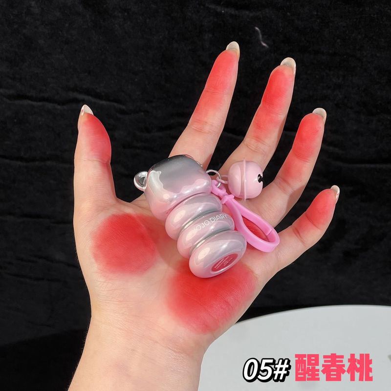 久久日记幻粉熊仔绒雾唇泥丝绒雾面哑光自然不拔干显白韩系唇釉|undefined