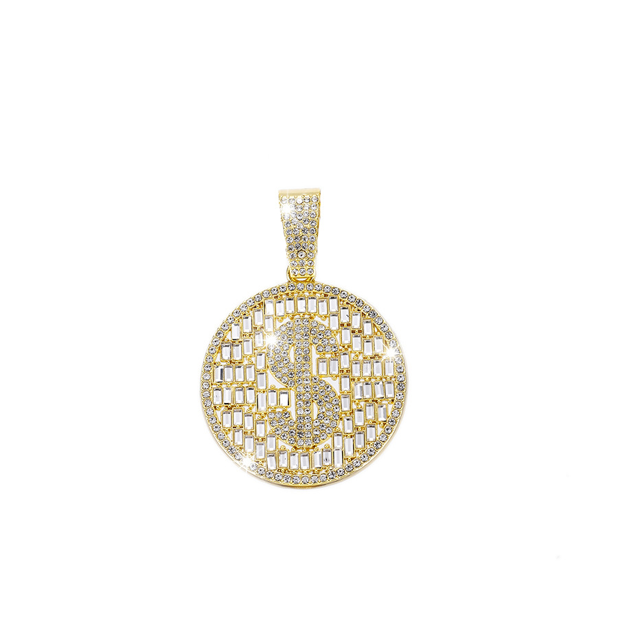 Europa y Estados Unidos Hip Hop Diamante Collar Collar Hip Hop Cross-Border Collar Accesorios Hip Hop Cool Exagerated