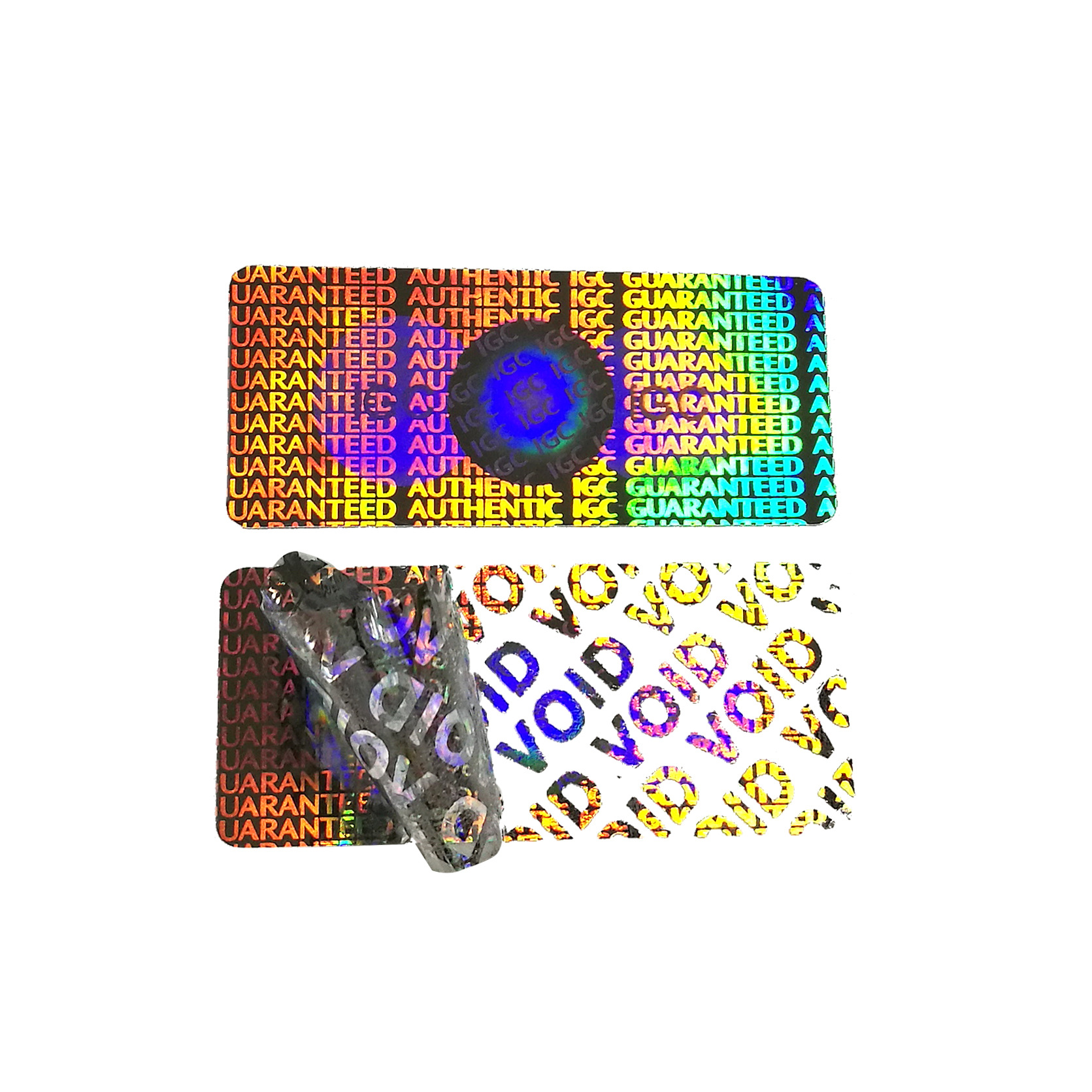 全息车贴  卷装防伪膜  烫印布标  镭射VOID  荧光标签