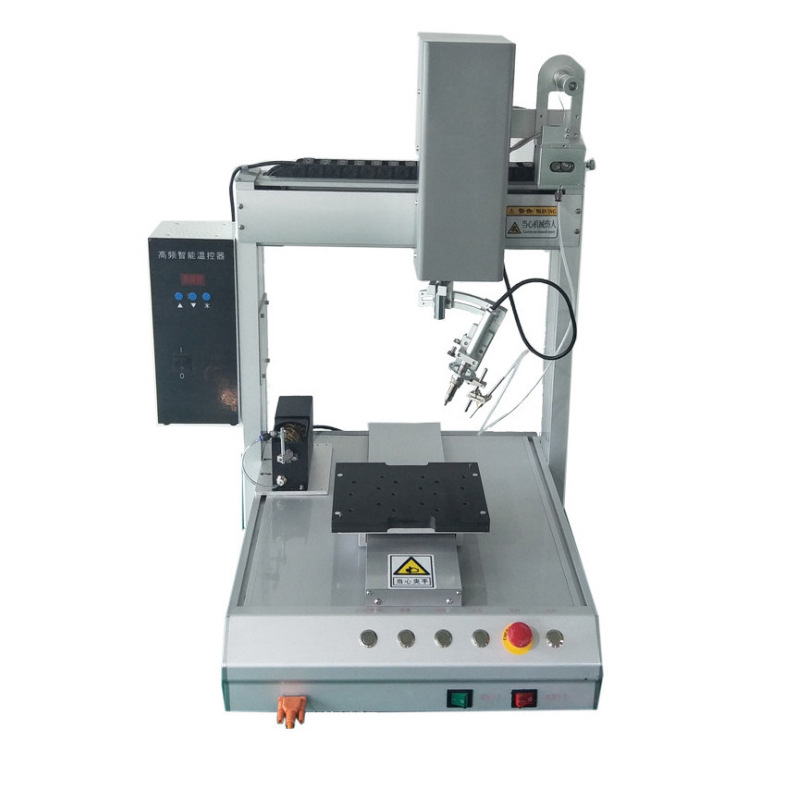 焊锡机 自动焊锡机双头双工位全自动焊锡机器人桌面式非标焊锡机