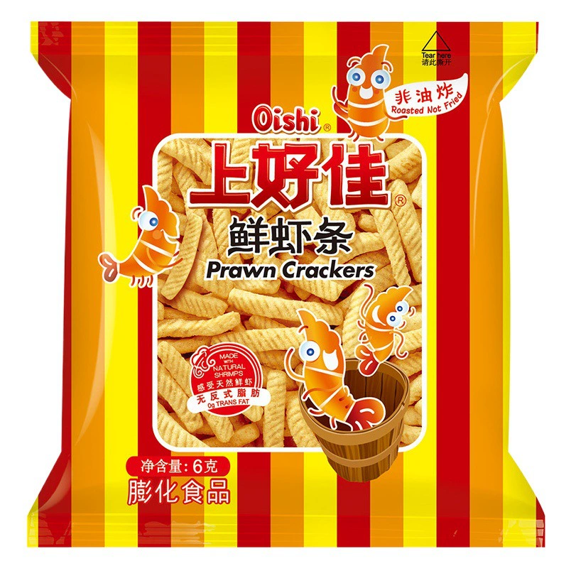 Шанхайские закуски в подарочной упаковке: чипсы из креветок, луковые воздушные сырные палочки, японские закуски в пакетиках оптом