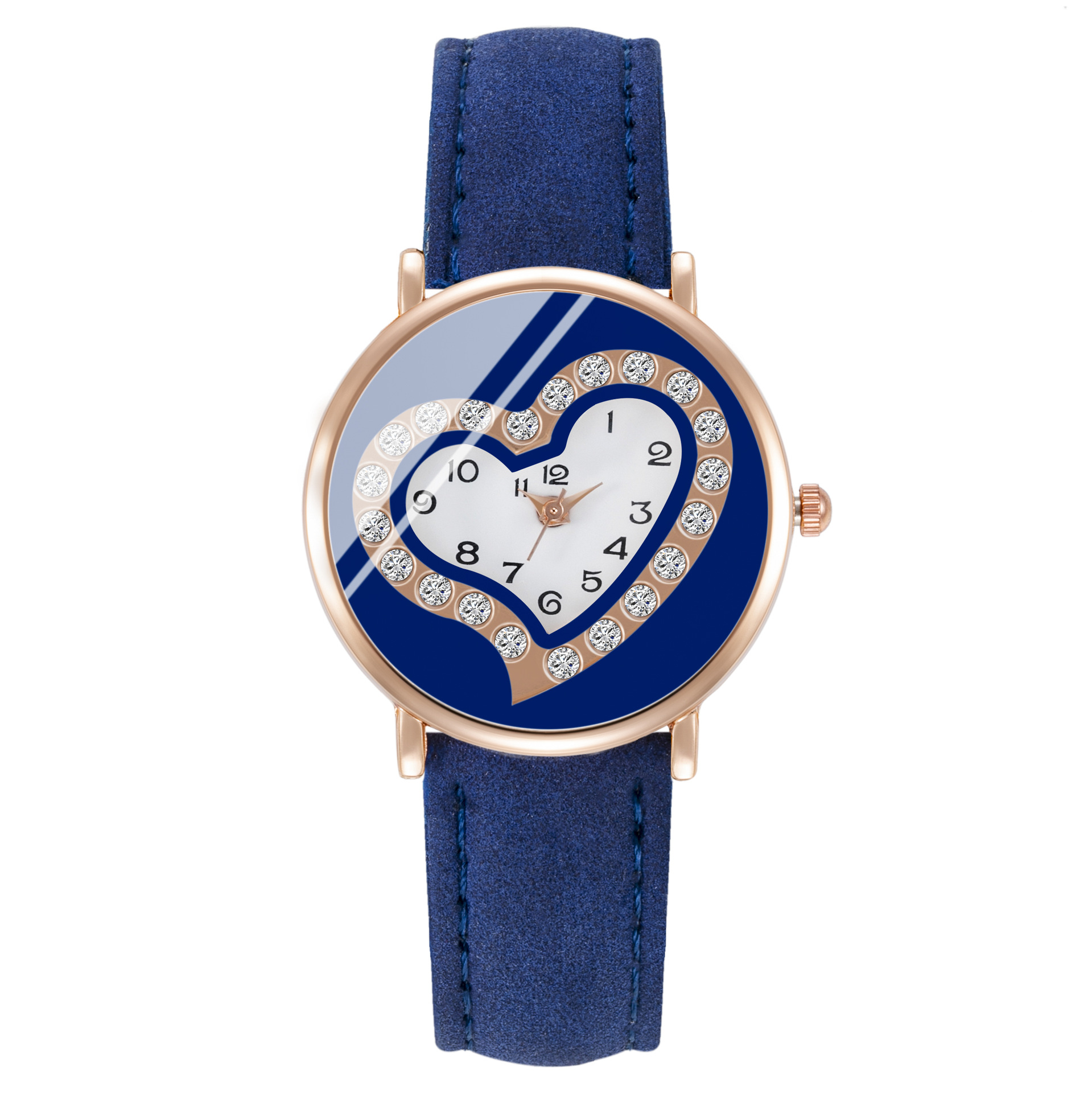 Fashion Heart Shape Buckle Quartz Women's Watches display picture 2