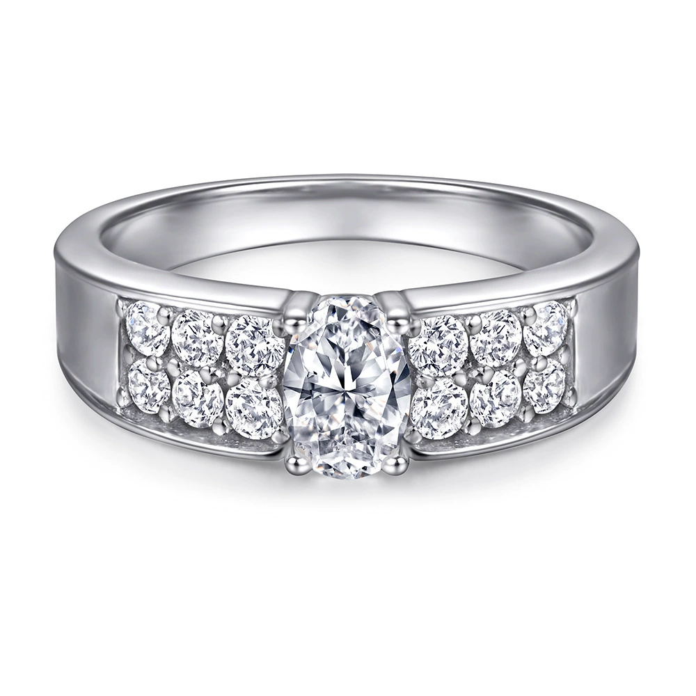 Jewelry, zirconium, pendant, necklace, small earrings, ring, European style, 925 sample silver, silver 925 sample