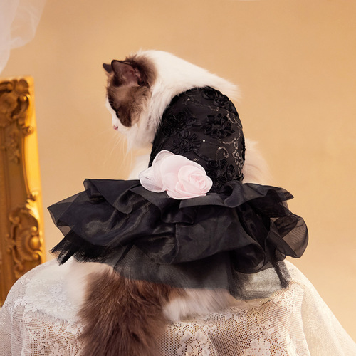 strapless open back dress Kitten Costume for Cats – Meowden® main image 0