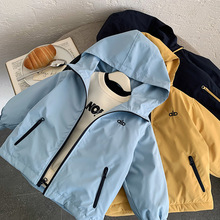 木野冬季棉服湖州织里童装男女童韩版加厚冲锋衣儿童户外连帽外套