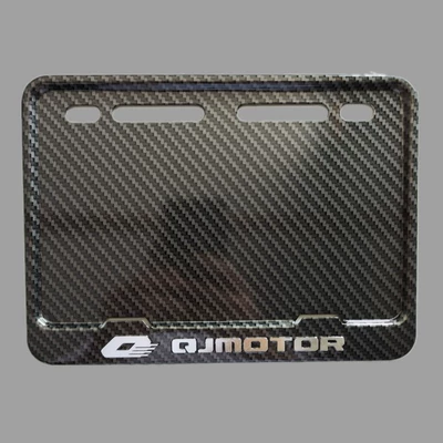 Other Automotive Exterior Supplies: plate frame car number license plate - qianjiang-three-dimensional-label-carbon-fiber-color