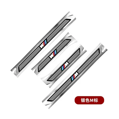 Protection 3 Series X3 Welcome Pedal, Dekorativ pedal başlıqları - style-08-13-old-x5-built-in-threshold-strip-silver