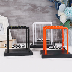 Cross-border Amazon colorful square Newton pendulum collision ball creative home decoration ornaments office desk gifts