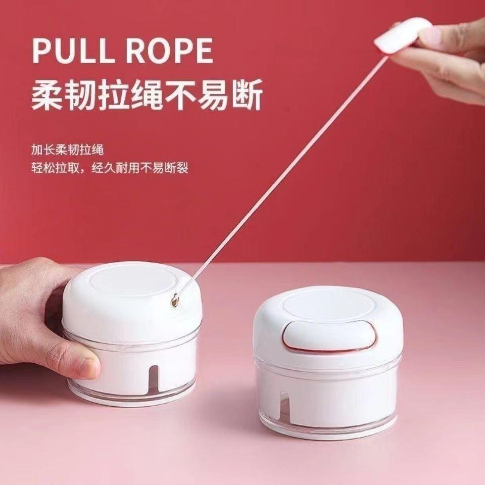 Tok Tok Kitchen Arteque de ajo Mini máquina de ajo manual para el hogar Picadora de carne Picadora de carne Picadora de ajo con pimiento, jengibre, ajo y ajo