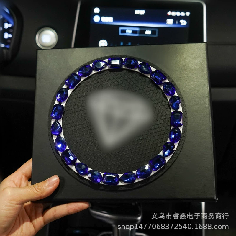 Car anti -sliding cushion cartoon diamond -mounted mobile phone pad in the cushion meter setting pad car cushion car with interior ornament cushion