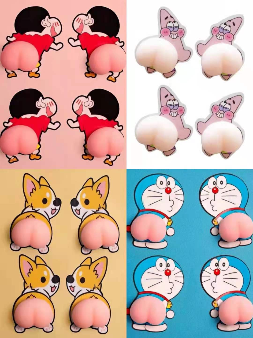 JQD,Anti-Collision Pad-Wall Cartoon Rubber Thickened Touch Mat Door Stopper Stickers Handle Bumper Anti-Collision Pads Panda JQD,Anti-Collision Pad-Wall Cartoon Rubber Thickened Touch Mat Door Stopper Stickers Handle Bumper Anti-Collision Pads Panda