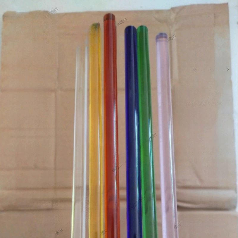 Стеклянный стержень из боросиликатного стекла, сырье для обжига, твердый материал, стержень для стеклодувов «сделай сам», однотонная стеклянная лампа ручной работы.